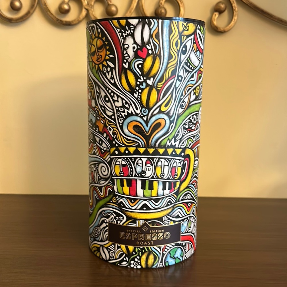 Starbucks 2018 Coffee Stories Laolo Senbajo Espresso Canister, Empty